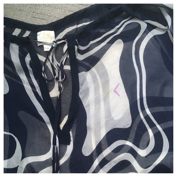 ⛱MILLY Cabana⛱ Silk Coverup Tunic - Picture 9 of 11